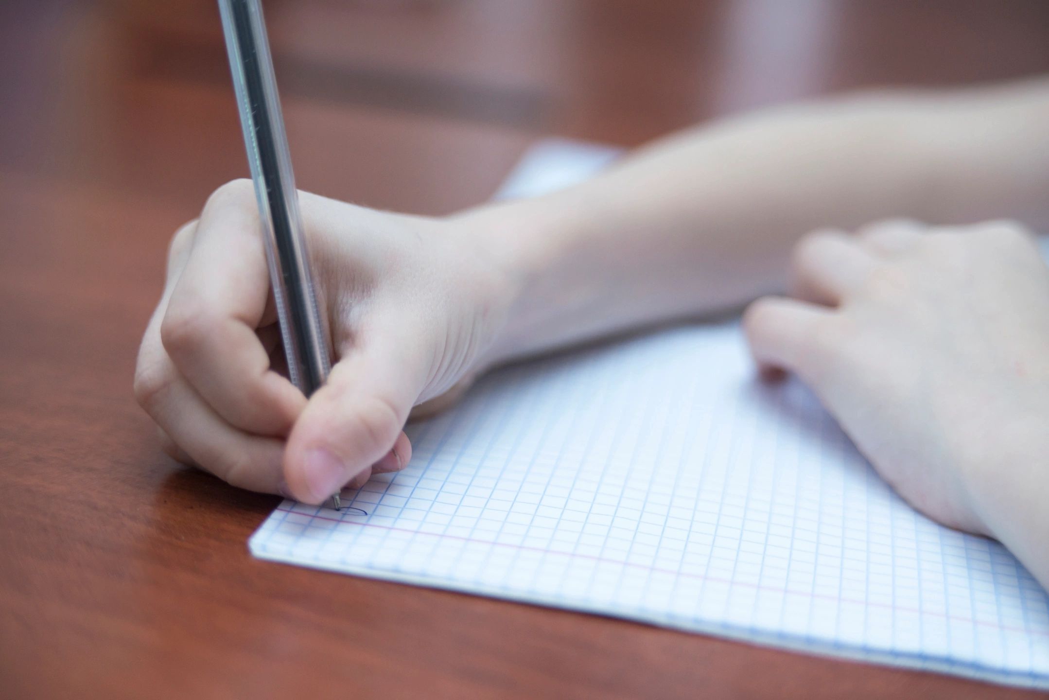 Student Taking a test progress monitoring to ensure progress